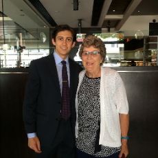 My Mother-in-Law Doreen with my son Aaron at his high school graduation!