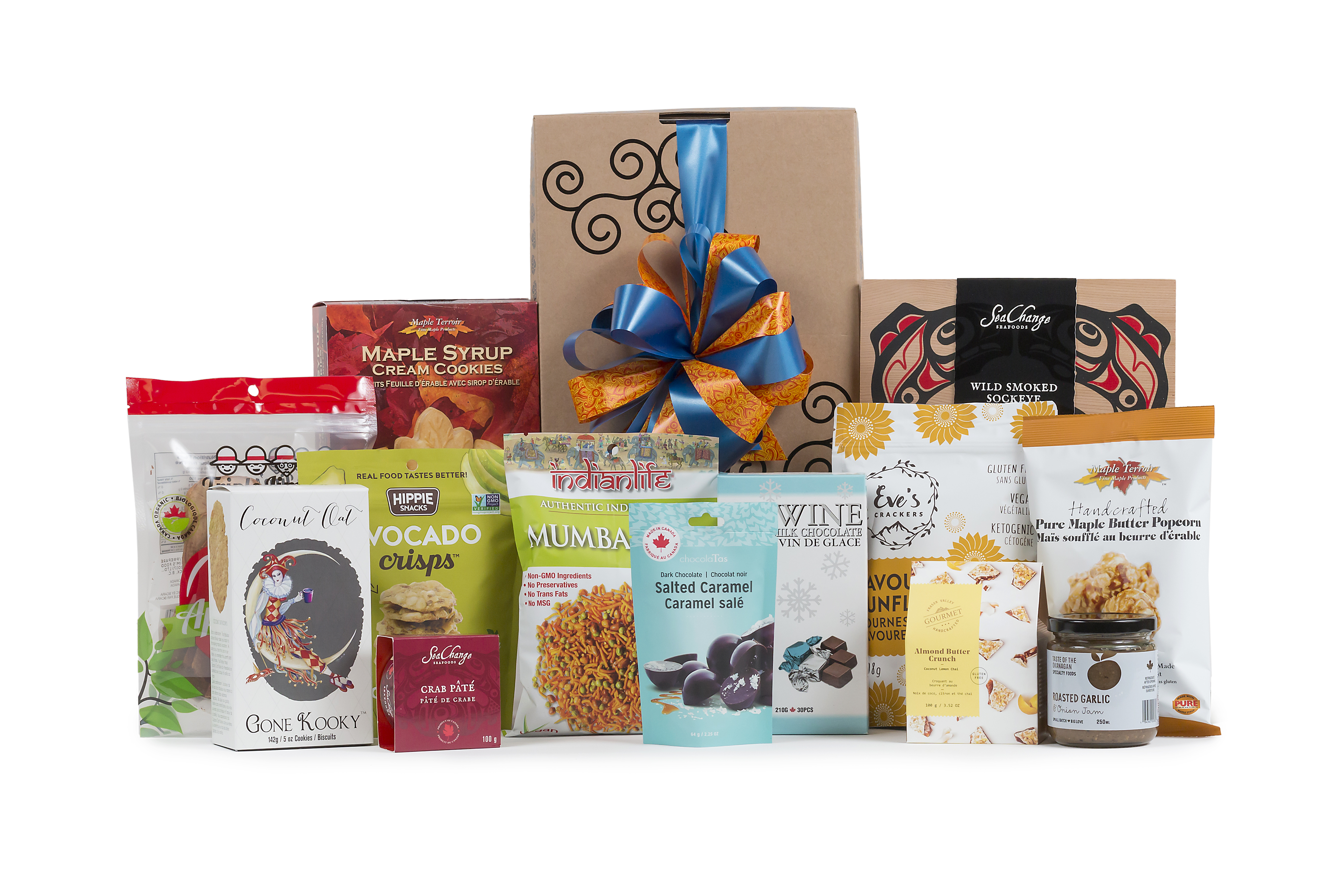 Thoughtfully curated gourmet corporate gift by Green & Green, designed for client appreciation, employee recognition and corporate holiday gifting in Vancouver.